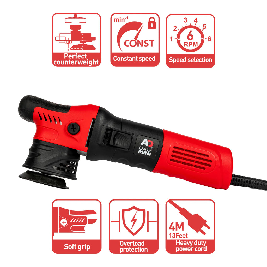 DA12 MINI 12MM DUAL ACTION MACHINE POLISHER